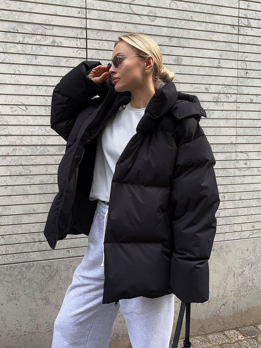 Abrigo Suelto de Algodón para Mujer - Chaqueta Cómoda y Versátil - Image 2