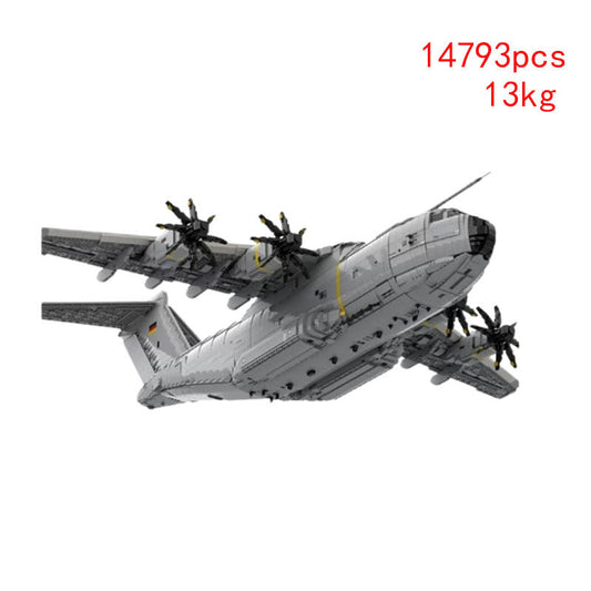 Avión de Pasajeros con Bloques de Construcción Pequeños - Image 2