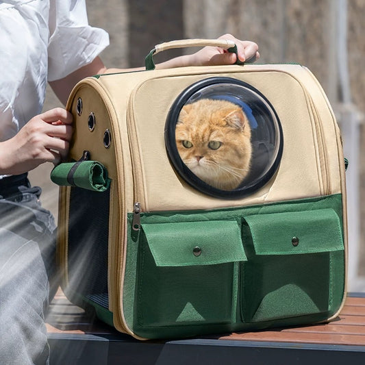Mochila Transportadora Espacial para Gatos - Gran Capacidad Portátil - Image 2