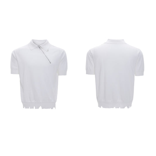 Polo Slim Fit con Efecto Frío y Cierre Oblicuo - Image 2