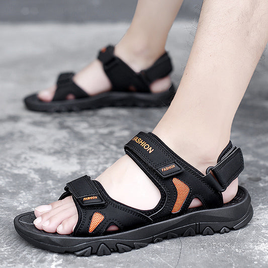 Sandalias Velcro para Hombre Transpirables Verano Playa - Image 2