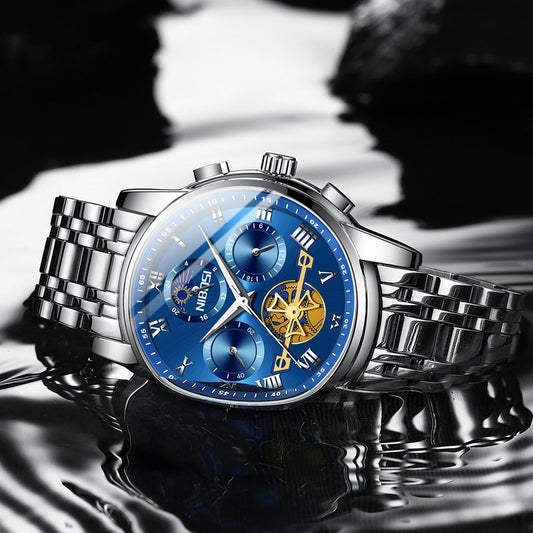Reloj Mecánico para Hombre con Diseño Skeleton Casual - Image 2