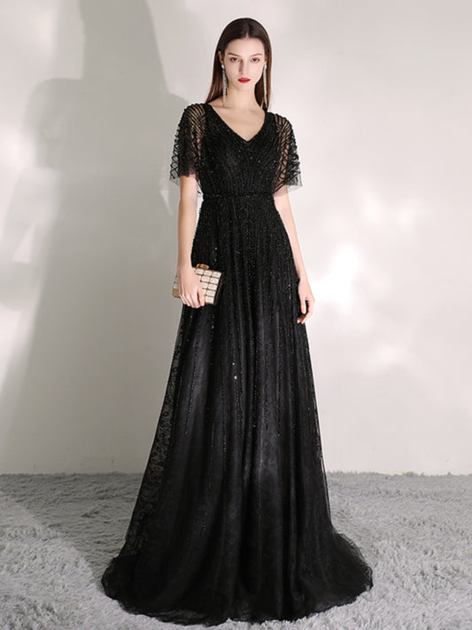 Vestido Elegante de Color Sólido para Mujer - Image 2