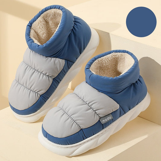 Paquete Invierno: Pantuflas de Terciopelo para Hombre, Cálidas y Acolchadas - Image 2