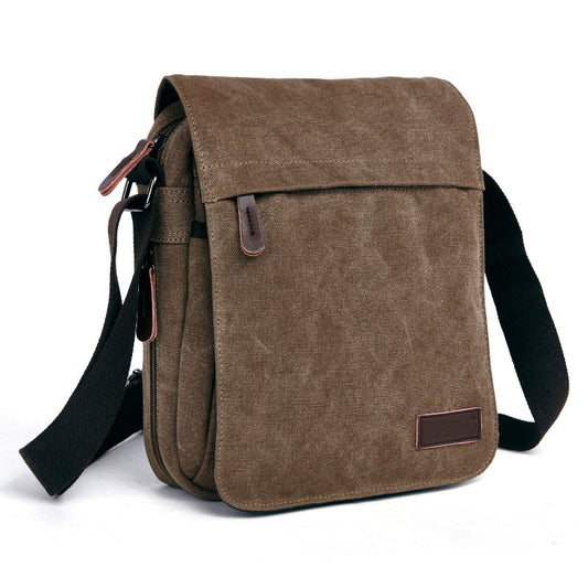 Bolsa Mensajero de Lona para Hombre - Bandolera Resistente - Image 2