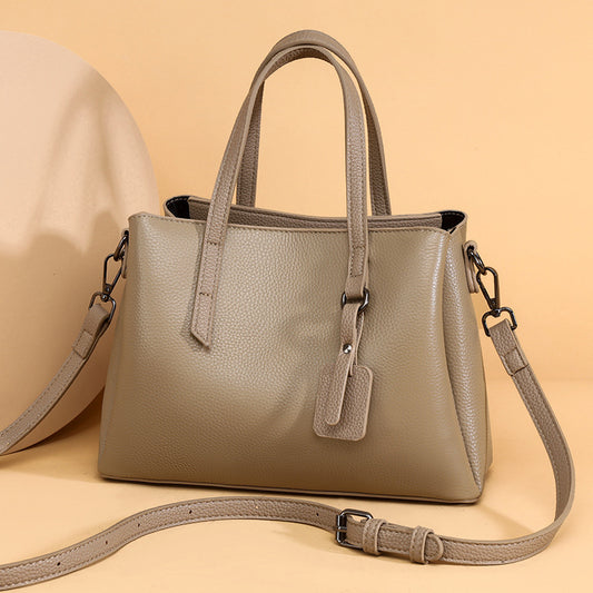 Bolso de Cuero Genuino para Mujer Gran Capacidad Bandolera - Image 2