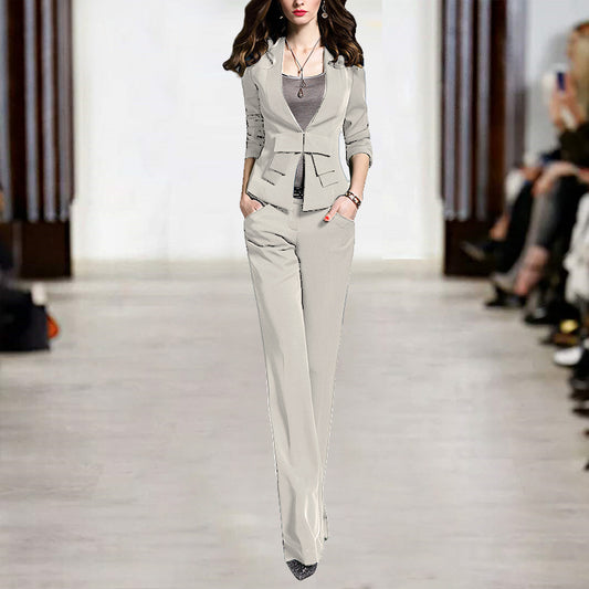 Traje Ejecutivo Mujer Corte Slim Elegancia Moderna - Image 2