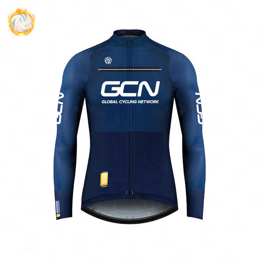Jersey de Ciclismo Fleece Manga Larga - Serie Invierno GCN - Image 2