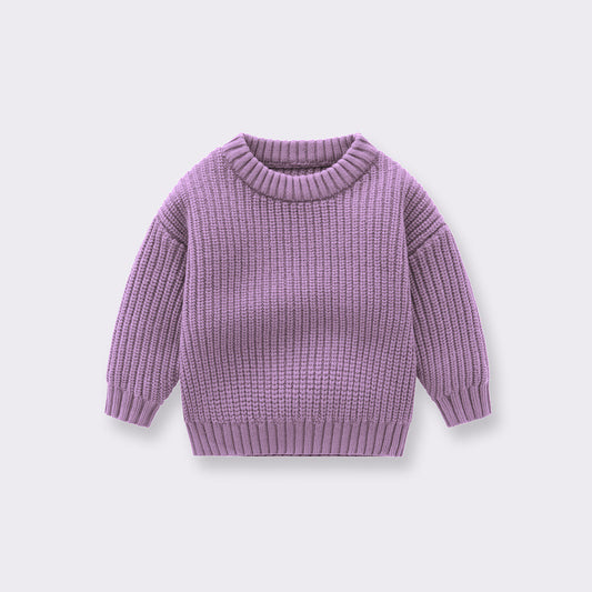 Abrigo Tejido Suelto para Niños y Niñas - Otoño e Invierno - Image 2
