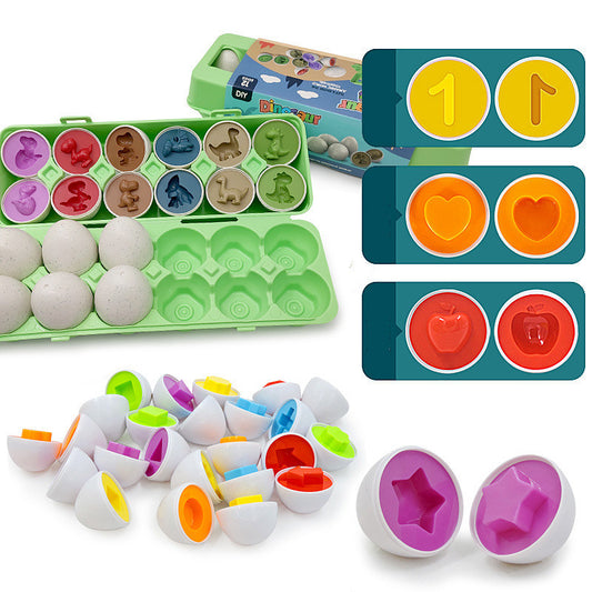 Huevo Inteligente Montessori - Juego Educativo de Formas y Colores - Image 2