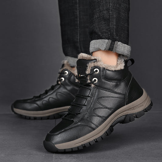 Botas de Invierno para Hombre en Cuero Premium con Forro Térmico - Image 2