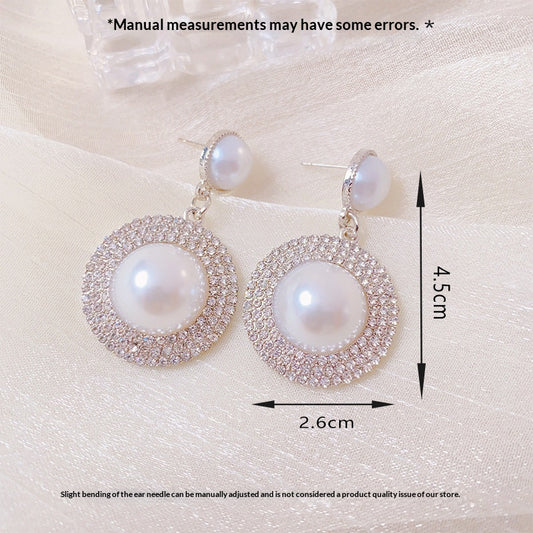 Aretes Minimalistas de Perla Estilo Francés Retro - Image 2