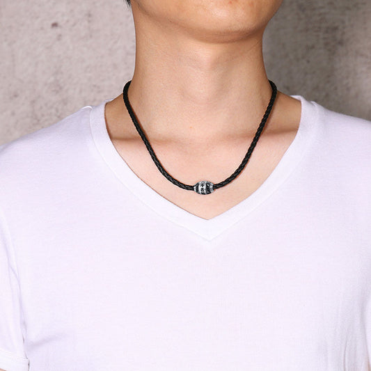 Collar Colgante Tai Perla en Acero Titanio - Image 2