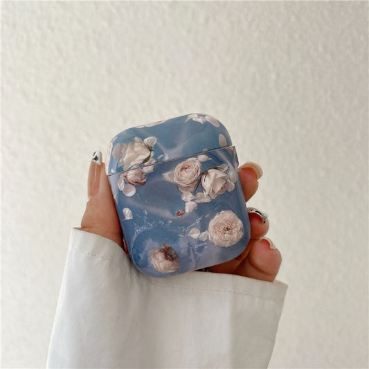 Funda iPhone 12 con Diseño de Flores al Óleo - Image 2