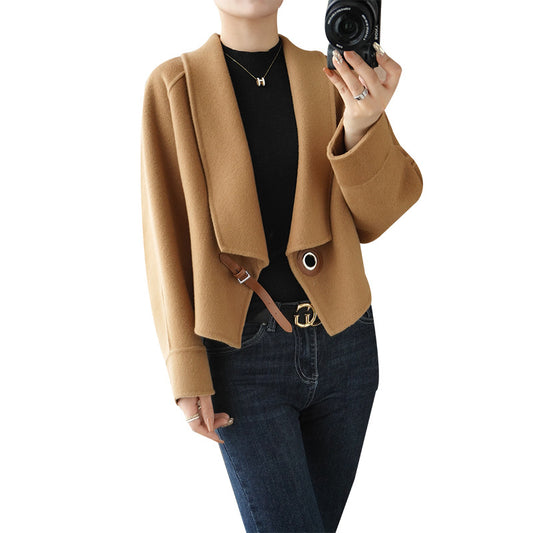 Abrigo de Lana Reversible Estilo Hepburn para Mujer - Image 2