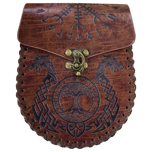 Bolsa Medieval Estilo Vikingo para Cintura - Monedero Vintage Artesanal - Image 2