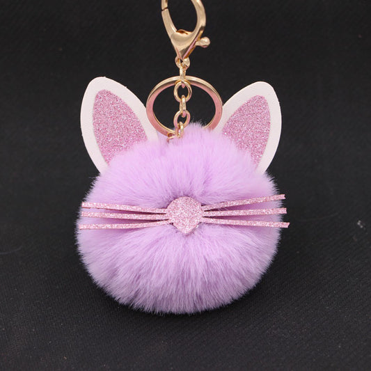 Llavero Peluche Gatito Adorable con Orejas Personalizadas - Image 2