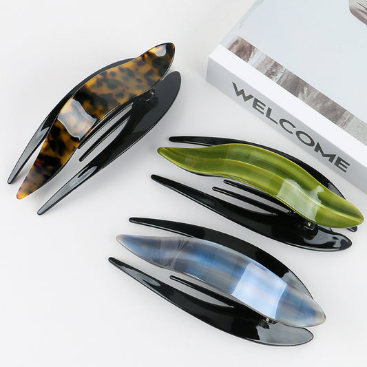 Pasador Acetato Temperamento Personalidad - Accesorio de Cabello Elegante - Image 2
