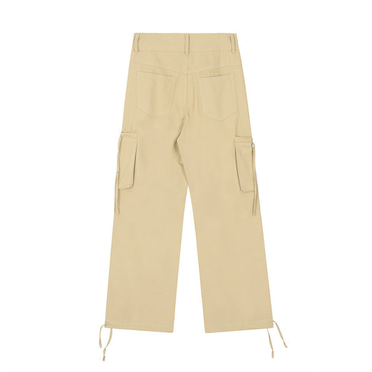 Pantalones Cargo Rectos Multibolsillos para Hombre - Image 2