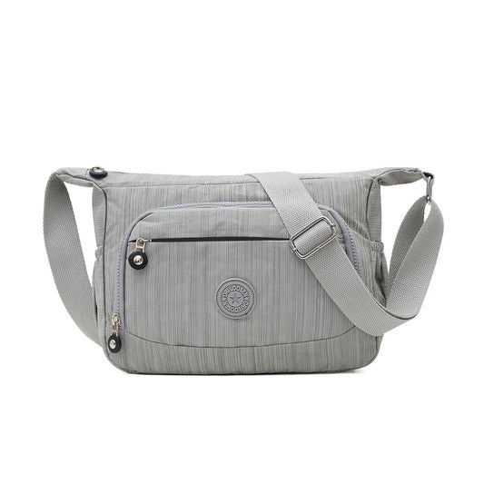 Bolso de Hombro Casual para Mamá - Tela Nylon Lavado Diagonal - Image 2