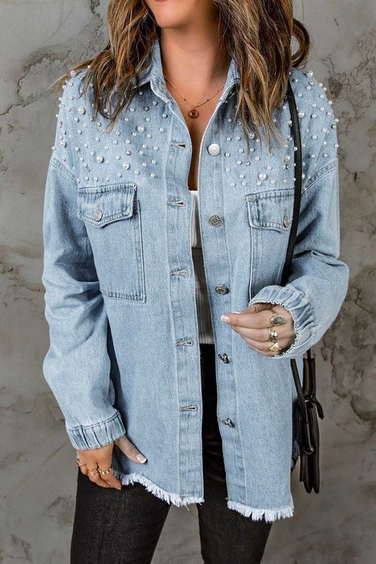Chaqueta Denim Lavada de Manga Larga - Image 2