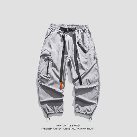 Pantalones Cargo Holgados para Hombre con Bolsillos Grandes y Costuras Reforzadas - Image 2