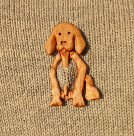 Broche de Chal de Madera Natural - Alfiler Elegante para Mujer - Image 2