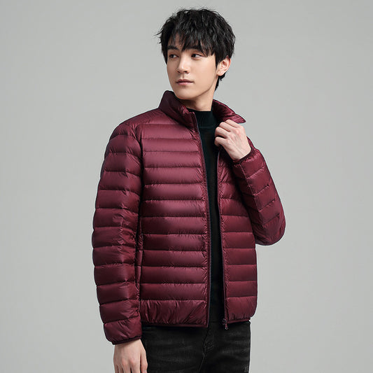 Abrigo de Algodón Slim Fit Talla Grande con Cuello Alto - Cálido y Elegante - Image 2