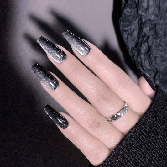 Esmalte de Uñas Efecto Gato Negro Intenso - Estilo Hada Oscura - Image 2