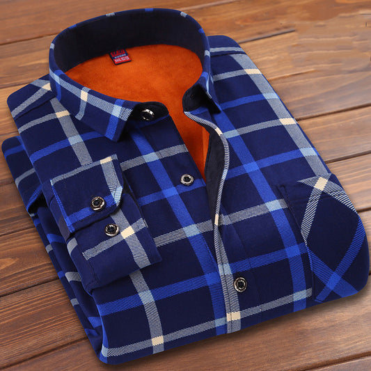 Suéter Tejido Grueso con Forro de Terciopelo para Hombre - Manga Larga Calidez Premium - Image 2