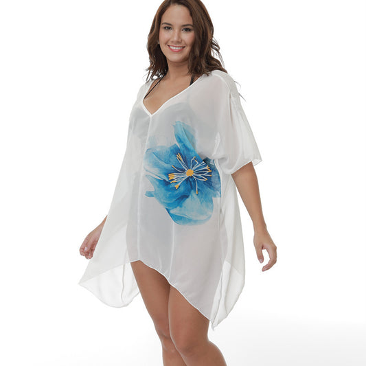 Blusa Playera Talla Grande con Protección Solar y Diseño Holgado - Image 2