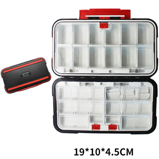 Caja Organizadora Doble Capa con Resorte para Pesca - Image 2
