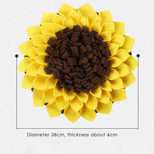 Tapete Olfativo Antideslizante para Perros con Diseño Girasol - Image 2