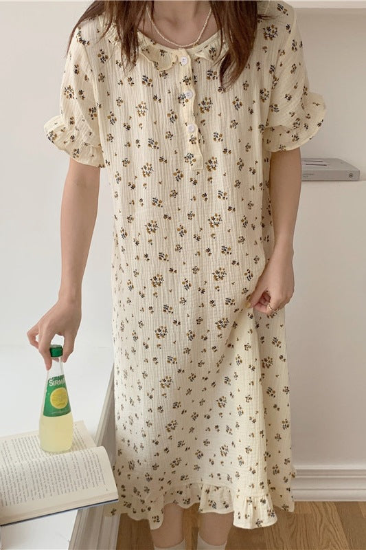 Vestido Camisón Floral Estilo Japonés y Coreano para Mujer - Image 2