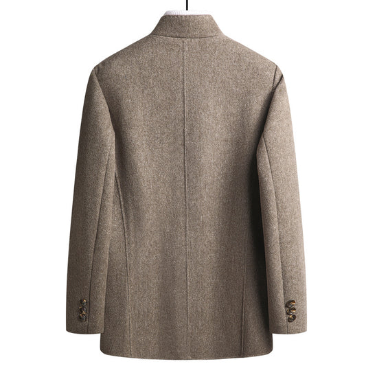 Abrigo de Lana Reversible para Hombre - Corte Medio - Image 2