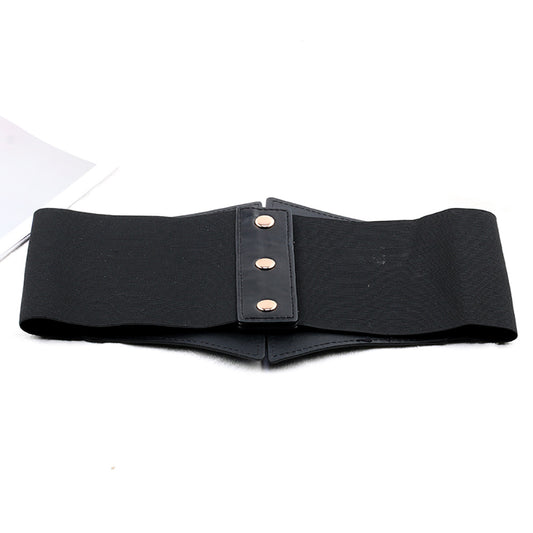 Cinturón de Cuero Ancho con Detalles Decorativos para Mujer - Image 2