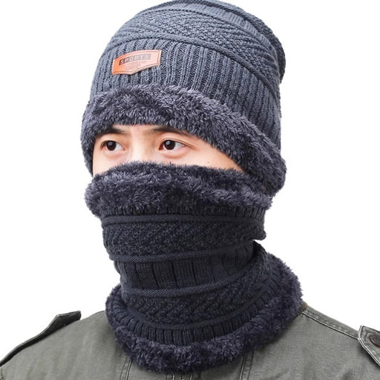 Conjunto Gorro y Bufanda Térmica para Hombre - Protección Invierno Fleece Acolchado - Image 2