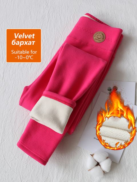 Leggings Térmicos de Terciopelo Ajustados para Invierno - Efecto Reductor - Image 2