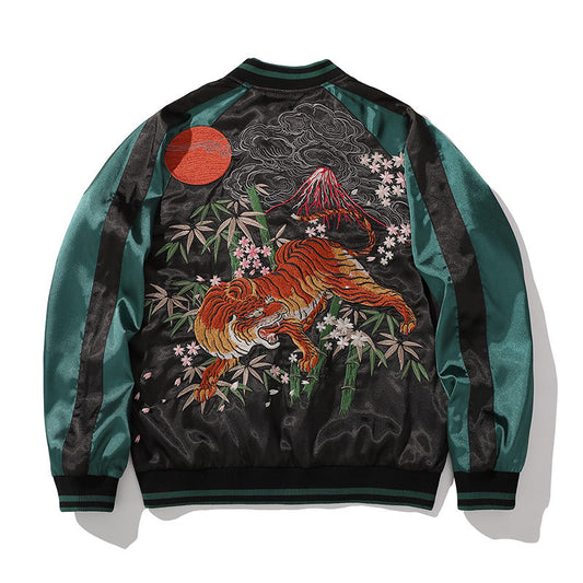 Chaqueta de Otoño Estilo Nacional Chino con Bordado Tiger Mountain - Image 2