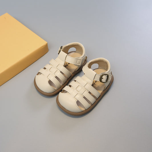 Sandalias Tejidas para Niñas - Zapatos Infantiles Romanos con Diseño Calado - Image 2