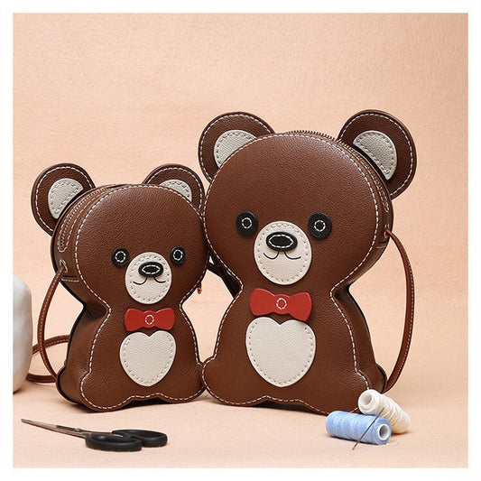 Bolsa Tejida Artesanal Mini Osito - DIY Hecha a Mano - Image 2