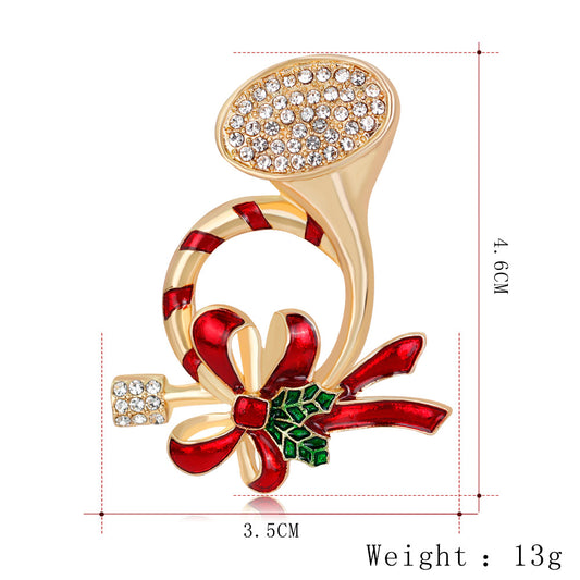 Broche Navideño Clásico - Accesorio Festivo de Moda - Image 2