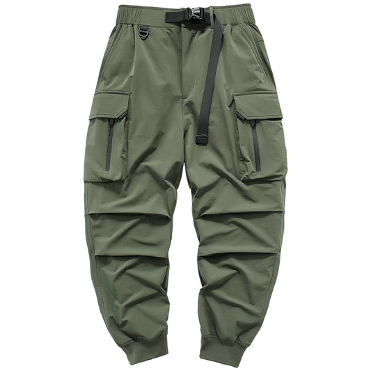 Pantalones de Entrenamiento Hombre Cómodos Ajuste Relajado con Cordón - Image 2