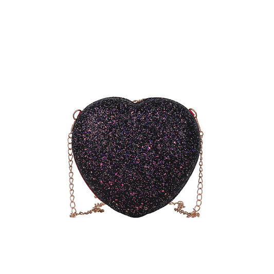 Bolso de Cristal Brillante con Lentejuelas Durazno - Diseño Elegante y Puro - Image 2