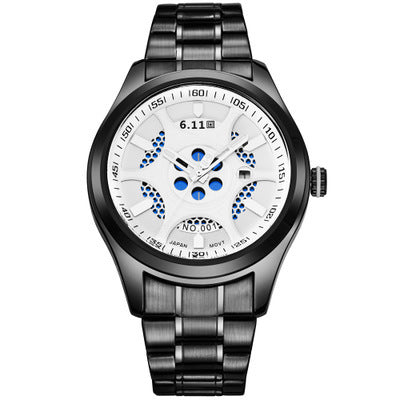 Reloj de Acero Inoxidable Resistente al Agua con Tecnología de Ahorro Energético - Image 2