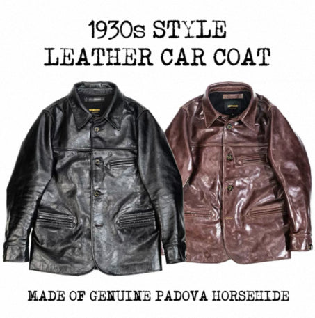 Chaqueta de Cuero Pesado Largo para Hombre - Image 2