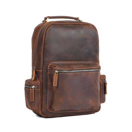 Mochila Escolar Artesanal de Gran Capacidad con Compartimento para Laptop - Image 2