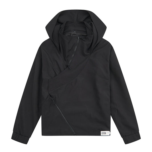 Abrigo Deportivo con Cierre Diagonal y Capucha para Hombre y Mujer - Image 2