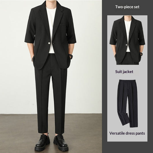 Blazer Casual de Seda de Hielo para Hombre - Ligero y Fresco para Verano - Image 2