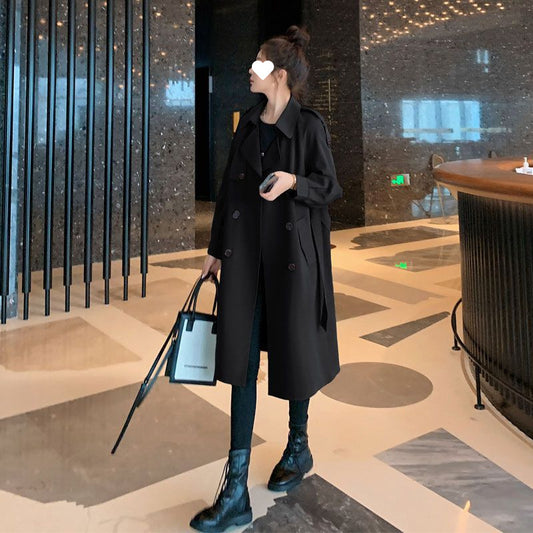 Abrigo Trench Ligero Midi para Mujer - Chaqueta Suelta Favorecedora Primavera - Image 2